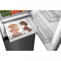 MIDEA MDRB470MGC46I Kühl-/Gefrierkombination (C, 169 kWh, 185 cm hoch, Inox)