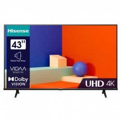 HISENSE 43A6K LED TV (Flat, 43 Zoll / 108 cm, UHD 4K, SMART TV, VIDAA U6)