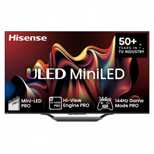 HISENSE 55U7NQ Mini LED TV (Flat, 55 Zoll / 139 cm, UHD 4K, SMART TV)