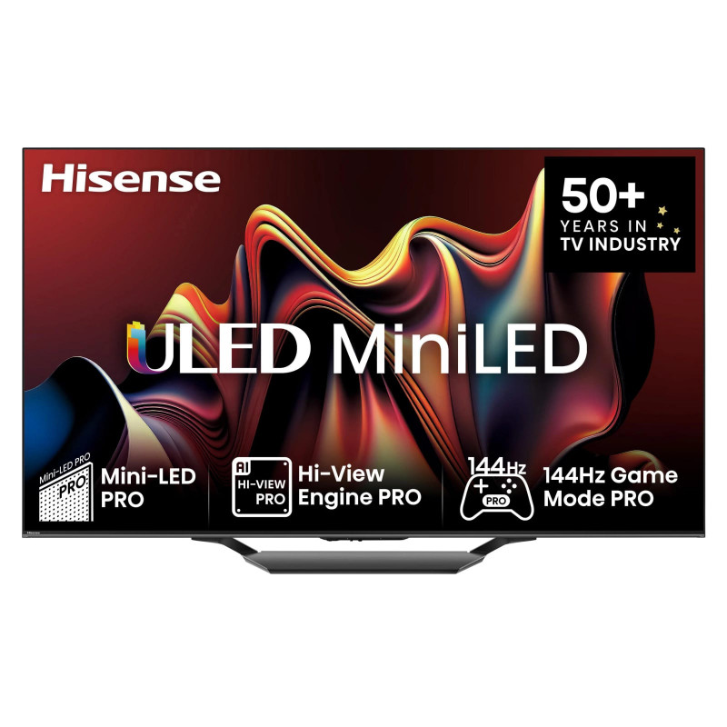 HISENSE 55U7NQ Mini LED TV (Flat, 55 Zoll / 139 cm, UHD 4K, SMART TV)