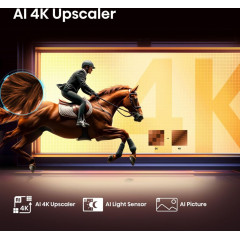 HISENSE 43 E 77 Q QLED 4K Smart (Flat, 43 Zoll / 108 cm, UHD 4K, SMART TV)
