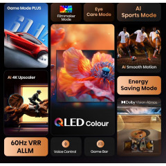 HISENSE 43 E 77 Q QLED 4K Smart (Flat, 43 Zoll / 108 cm, UHD 4K, SMART TV)