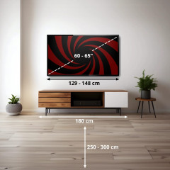 HISENSE 65E77Q QLED 4K TV (65 Zoll / 164 cm, UHD 4K, SMART TV)