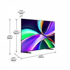 HISENSE 65E77Q QLED 4K TV (65 Zoll / 164 cm, UHD 4K, SMART TV)