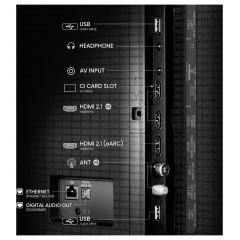Hisense 65A7Q LED-TV 164 cm 65 Zoll EEK E (A - G) Schwarz