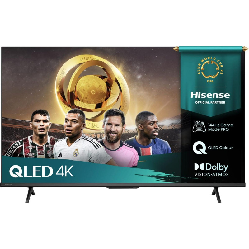 HISENSE TV PRO QLED 4k, 144Hz, 300 Nits QLED TV (Flat, 43 Zoll / 109,2 cm, UHD 4K, SMART TV)