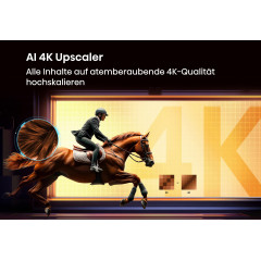 HISENSE 50Q7S Hi-QLED 4K TV (Flat, 50 Zoll / 126 cm, UHD 4K, SMART TV)