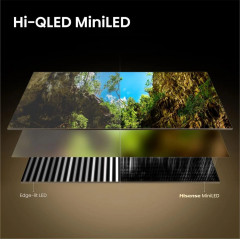 HISENSE 50U7SE Mini LED 4K TV (50 Zoll / 126 cm, UHD 4K, SMART TV)