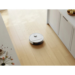 ECOVACS DEEBOT N20e PLUS Saug-und Wischroboter Weiß Beutellos, App gesteuert, Sprachgesteuert, kompatibel mit Amazon Alexa