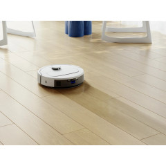 ECOVACS DEEBOT N20e PLUS Saug-und Wischroboter Weiß Beutellos, App gesteuert, Sprachgesteuert, kompatibel mit Amazon Alexa