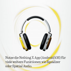 NOTHING Headphone (a), Over-ear Kopfhörer Bluetooth Weiß