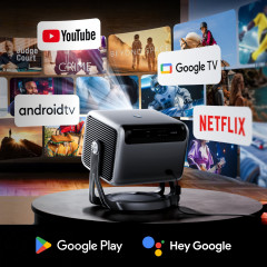 ULTIMEA Nova C40 Smart Android TV, 90° Gimbal, Tragbarer Beamer(Full-HD, 600 ANSI-Lumen)
