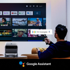 ULTIMEA Nova C40 Smart Android TV, 90° Gimbal, Tragbarer Beamer(Full-HD, 600 ANSI-Lumen)