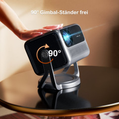 ULTIMEA Nova C40 Smart Projektor, Android TV, 90° Gimbal Beamer(Full-HD, 900 ANSI-Lumen)