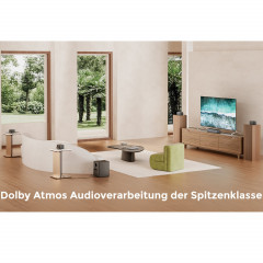ULTIMEA Poseidon D80 Boom 7.1 Dolby Atmos Surround-Soundsystem, Soundbar, Schwarz