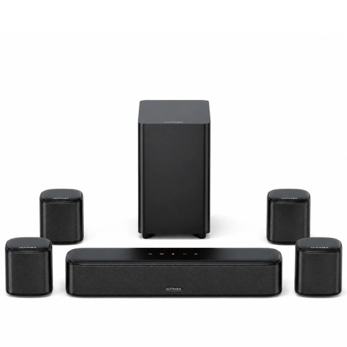 ULTIMEA Aura A40 7.1 Surround Soundsystem mit Subwoofer, Heimkino System, Schwarz