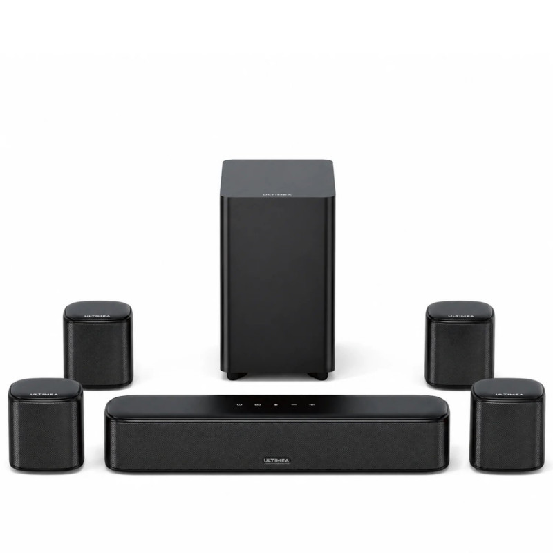 ULTIMEA Aura A40 7.1 Surround Soundsystem mit Subwoofer, Heimkino System, Schwarz
