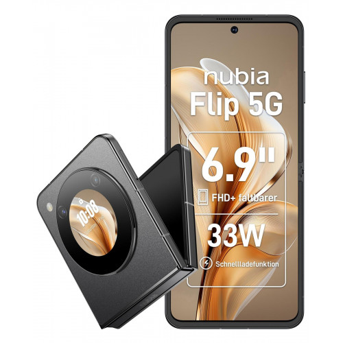 NUBIA FLIP 5G BLACK 256 GB Black Dual SIM