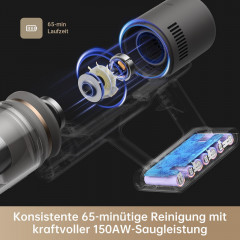 DREAME Z10 Station Stielsauger, Akkubetrieb, 486 Watt