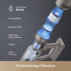 DREAME Z10 Station Stielsauger, Akkubetrieb, 486 Watt