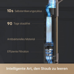 DREAME Z10 Station Stielsauger, Akkubetrieb, 486 Watt