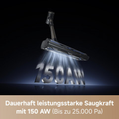 MOVA S2 Stielsauger, Akkubetrieb, 460 Watt