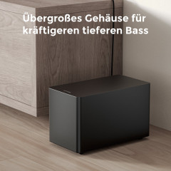 ULTIMEA Poseidon M60 Boom 5.1 Soundsystem mit Dolby Atmos, Soundbar, Schwarz