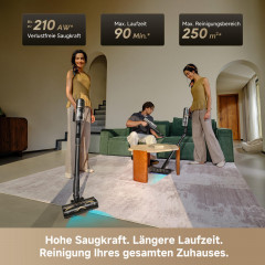 DREAME V 20 PRO Stielsauger, Akkubetrieb, 610 Watt
