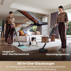 DREAME Z30 Pro Aqua Stielsauger, Akkubetrieb, 855 Watt