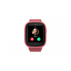 XPLORA X6 Gen 2 Kindersmartwatch Textilarmband, L 90 - 146 mm / B 22mm x H 3.3 mm, Pink