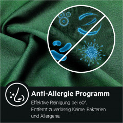 AEG L6FBF56490 Serie 6000 ProSense® mit Mengenautomatik Waschmaschine (9 kg, 1351 U/Min., A)