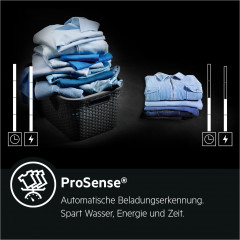 AEG Waschtrockner »L7WBA60680« 7000 ProSteam® 8 kg /5 kg 76 dB(A) ProSteam®: Auffrischen mit Dampf statt Waschen und 96 % Wasser sparen