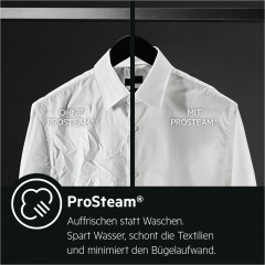 AEG Waschtrockner »L7WBA60680« 7000 ProSteam® 8 kg /5 kg 76 dB(A) ProSteam®: Auffrischen mit Dampf statt Waschen und 96 % Wasser sparen