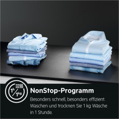 AEG Waschtrockner »L7WBA60680« 7000 ProSteam® 8 kg /5 kg 76 dB(A) ProSteam®: Auffrischen mit Dampf statt Waschen und 96 % Wasser sparen