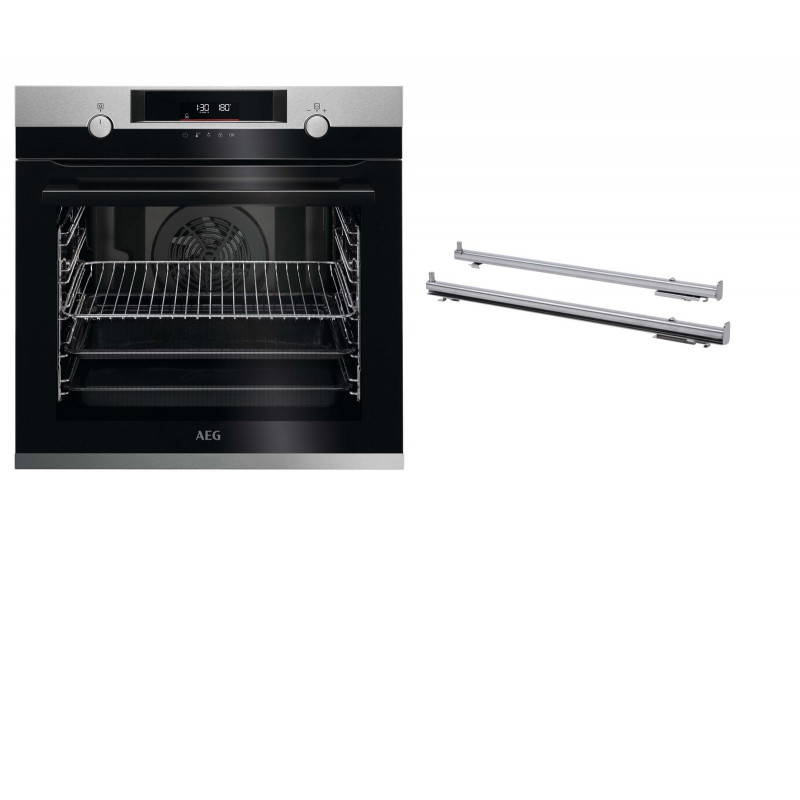 AEG BPC53501, Backofen (Einbaugerät, 72 l, 596 mm breit), Serie 6000 mit SurroundCook