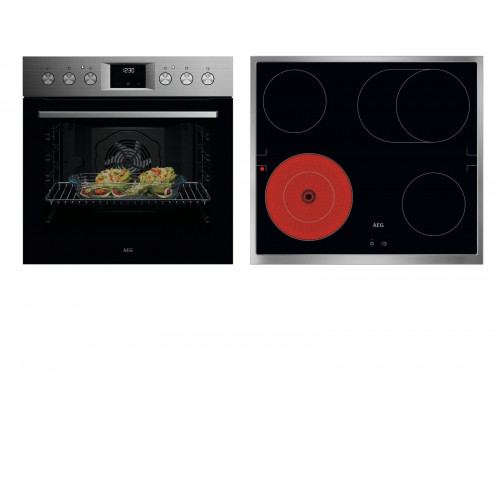 AEG OO11HSM, Einbauherdset (Strahlungsbeheizt, Herdgebunden, A+, 72 l)