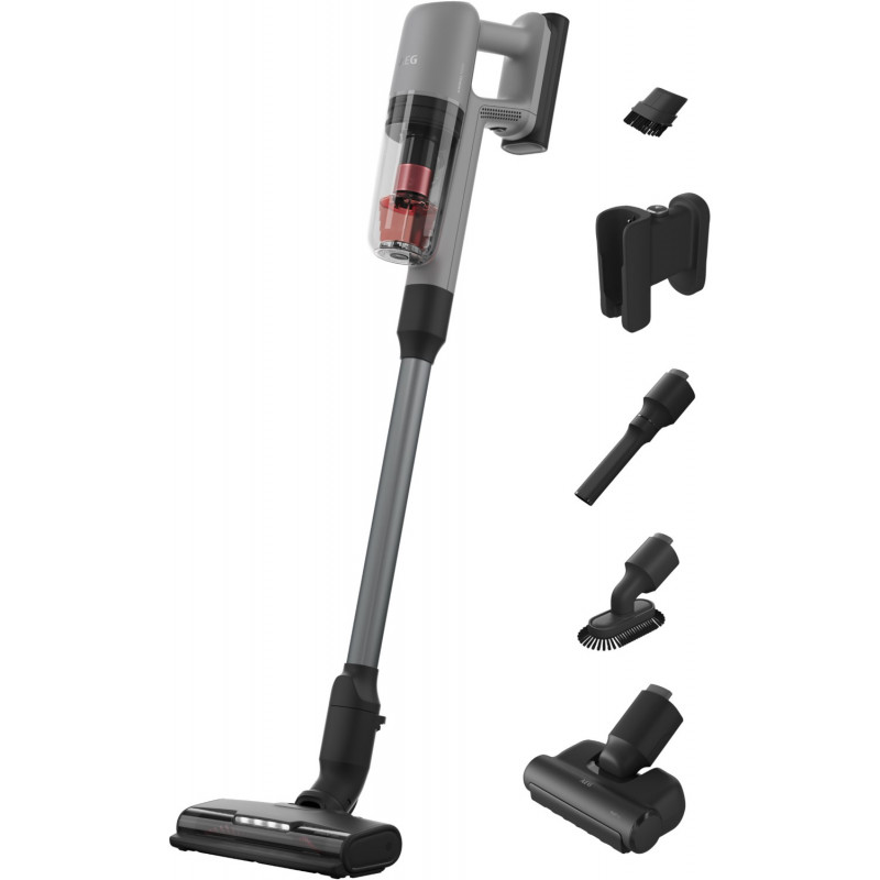 AP71AB14UG Stielstaubsauger urban grey, 40 min Laufzeit, 0,3 l Staubvolumen, Display, Elektro-Bodenbürste