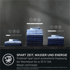 AEG Waschmaschine 6000 ProSense® »LR6A668« 8 kg 1600 U/min Hygiene-Programm mit Dampf: Entfernt zuverlässig Viren und Bakterien