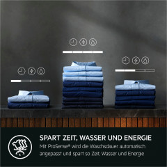 AEG Waschmaschine 6000 ProSense® »L6FA68FL« 8 kg 1600 U/min Anti-Allergie-Programm: Entfernt zuverlässig Viren und Bakterien