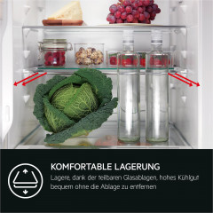 AEG TSK5O88WDF Serie 5000 OptiSpace Kühlschrank (137 l, D, 873 mm hoch, Weiß)