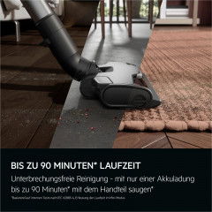 AEG Akku-Hand-und Stielstaubsauger »ULTIMATE 8000 (AP83AB25DG), beutellos, mit Absaugstation« Hygienische Absaugung des Staubbehälters ohne Kontakt mit Schmutz