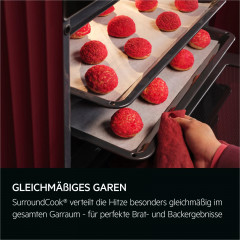 AEG OU5PB40ZSM, Einbaubackofen (Einbaugerät, 72 l, 596 mm breit), Serie 5000 mit SurroundCook®