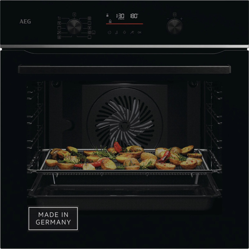 AEG TS6PB51ZAB, Einbaubackofen (Einbaugerät, 71 l, 595 mm breit), Serie 6000