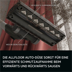 AEG VX83-2EBR Bodenstaubsauger, maximale Leistung: 750 Watt