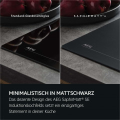 AEG TO64IC0FIT Induktionskochfeld (580 mm breit, 4 Kochzonen)