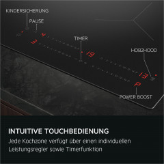 AEG TO64IC0FIT Induktionskochfeld (580 mm breit, 4 Kochzonen)