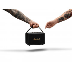 MARSHALL KILBURN II BLACK & BRASS EU Lautsprecher, Black & Brass, Wasserfest