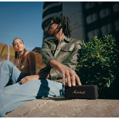 MARSHALL 251466 EMBERTON II BLACK & BRASS Lautsprecher, Black and Brass, Wasserfest