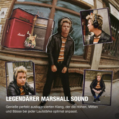 MARSHALL Monitor III, Over-ear Kopfhörer Bluetooth Schwarz