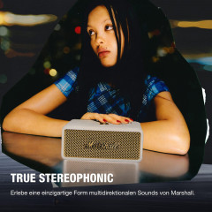 MARSHALL Emberton III Bluetooth Lautsprecher, Cream, Wasserfest